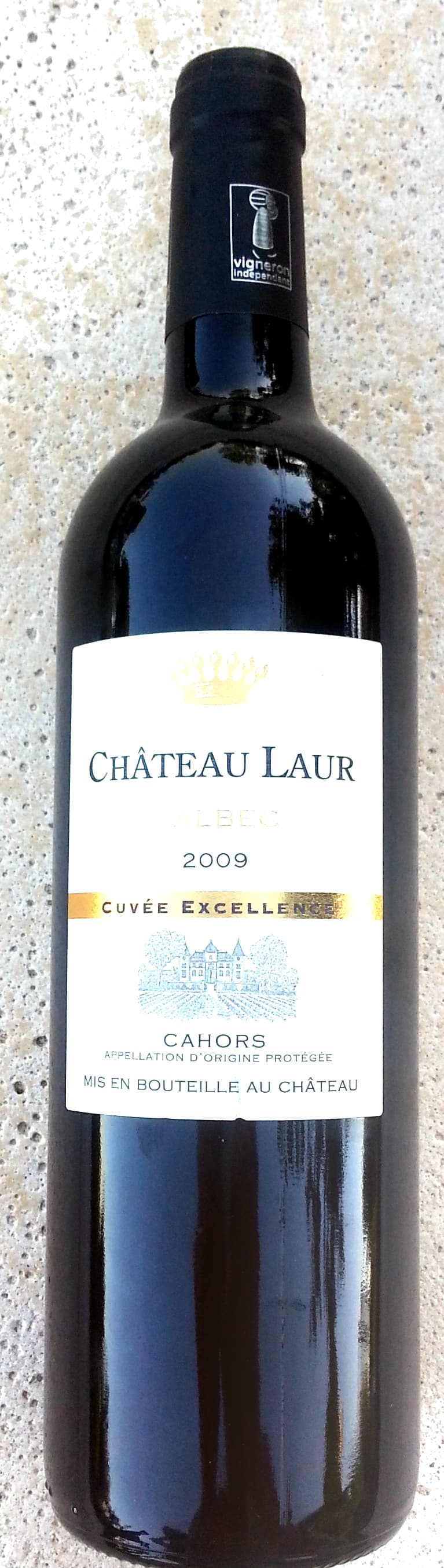 Château Laur Malbec 2009 packshot