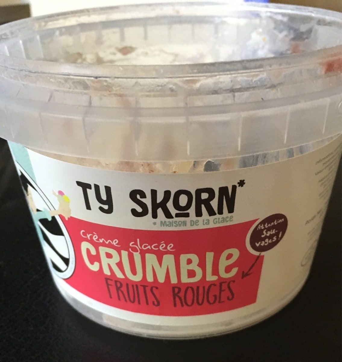 Ty Skorn Creme glacee crumble fruits rouges packshot