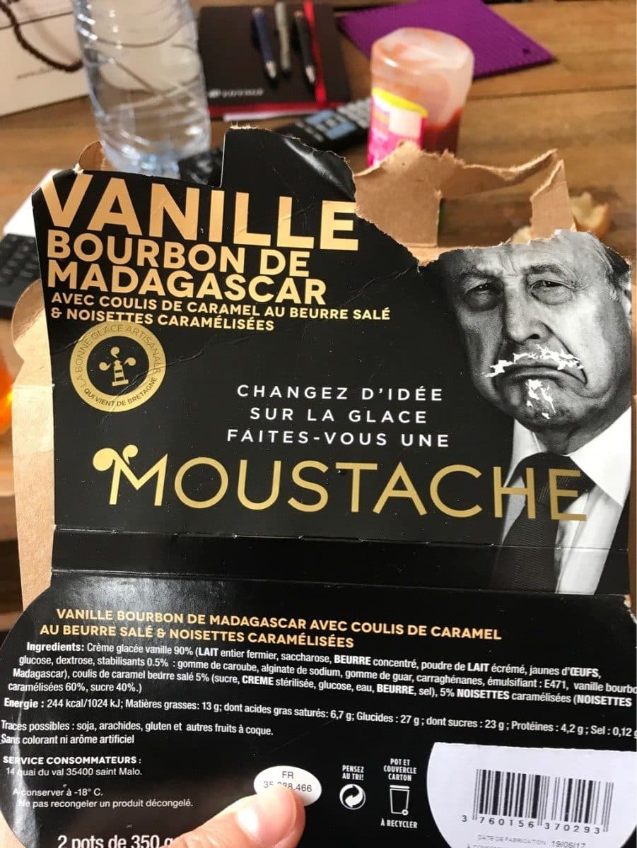 Moustache Vanille Bourbon de Madagascar packshot