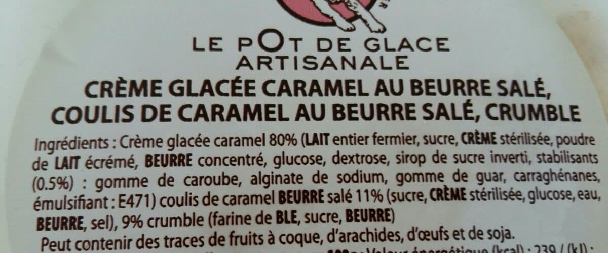 Sanchez Crème glacée caramel au beurre salé, coulis de caramel packshot
