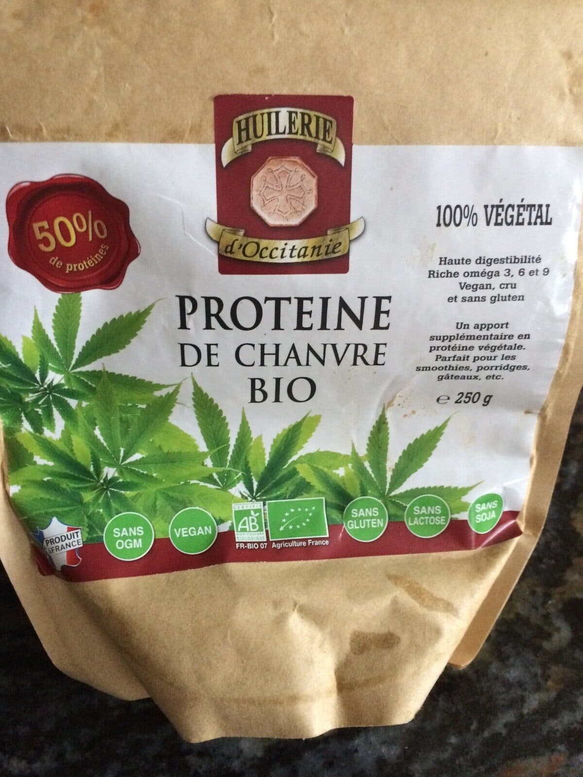 Huilerie D'Occitanie Proteine de chanvre packshot