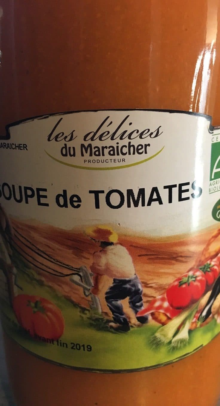 Les Délices Du Maraicher Soupe de tomates packshot