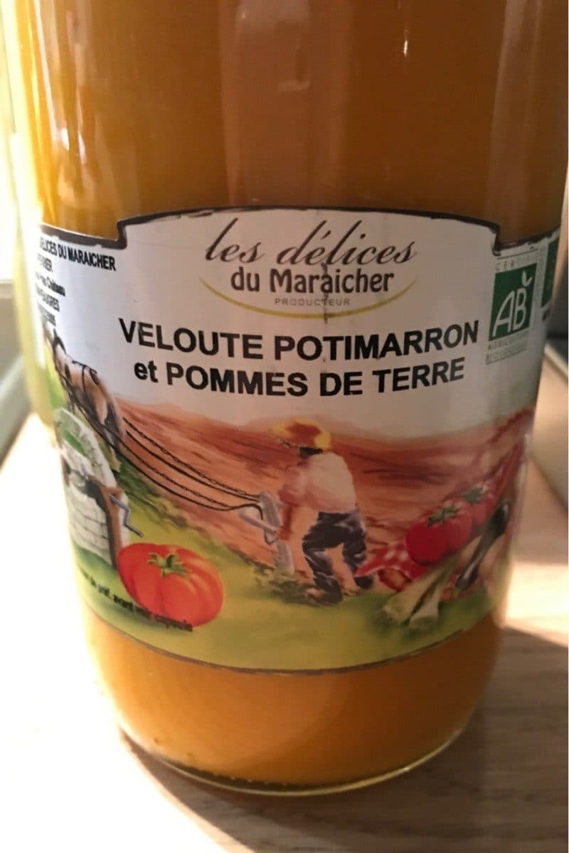 Les Delices Du Maraicher Velouté potimarron et pommes de terre packshot