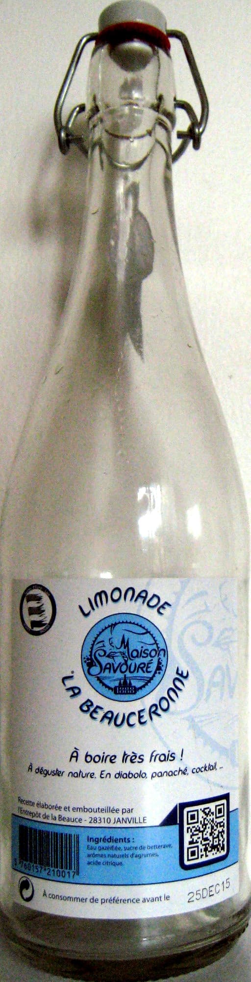 Maison savoure Limonade La Beauceronne packshot