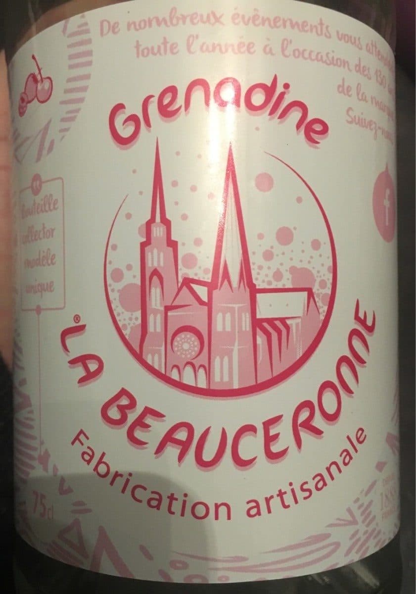 Open Food Facts Grenadine LA BEAUCERONNE packshot