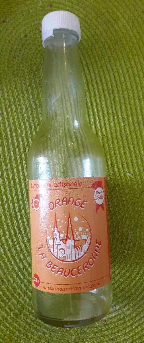 La BEAUCERONNE - www.maisonsavoure.com Limonade Artisanale à l'orange packshot