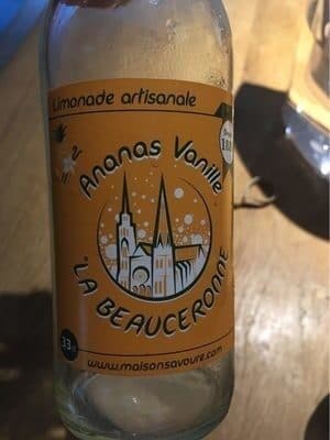 La Beauceronne Limonade ananas vanille packshot