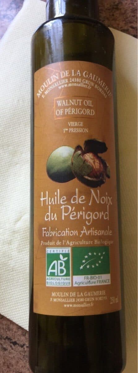 Moulin de la gaumerie Huile de noix du Périgord packshot