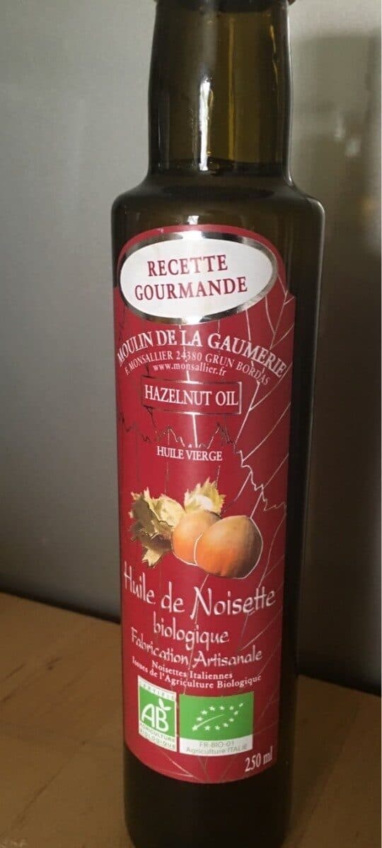 Open Food Facts Huile de noisette biologique packshot
