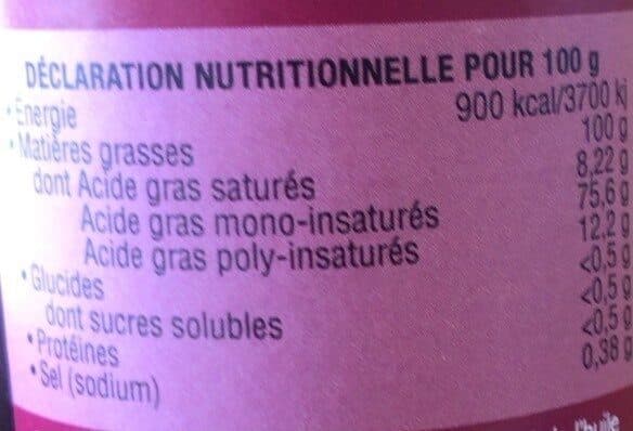 Open Food Facts Huile de noisette biologique packshot