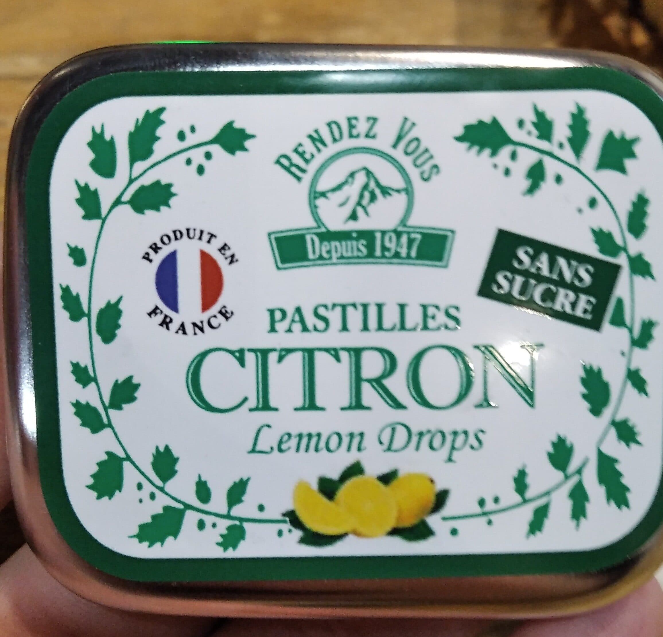Open Food Facts CITRON Lemon Drops packshot