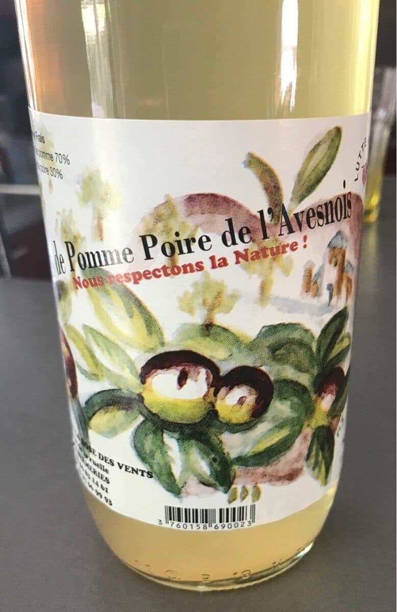 Les Vergers telliers Jus de Pomme - Poire packshot