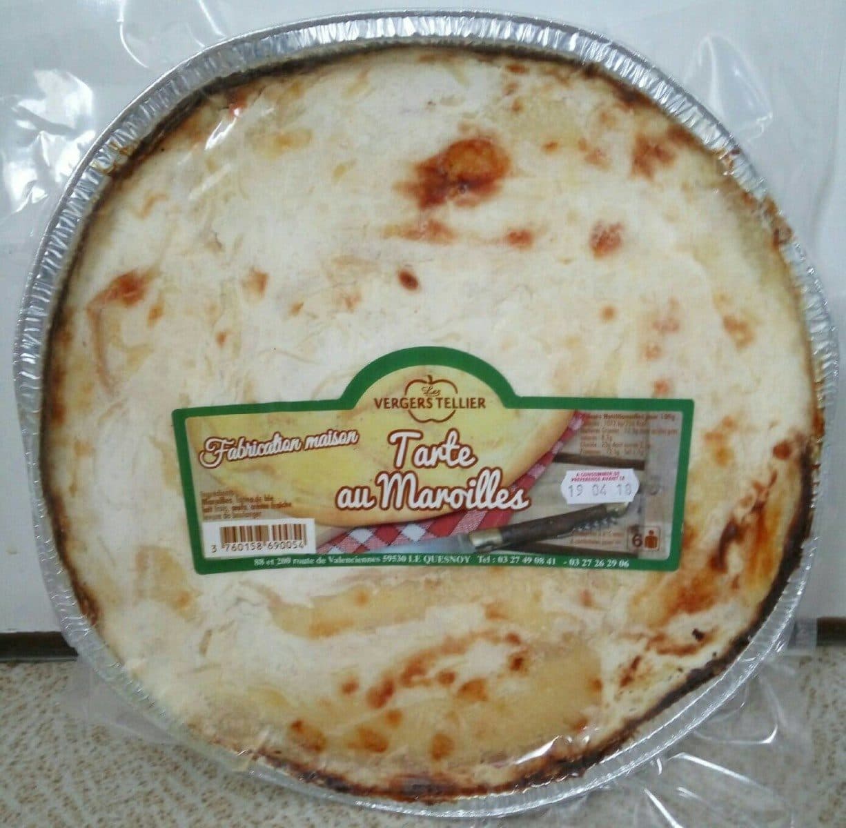 Open Food Facts Tarte au maroilles packshot