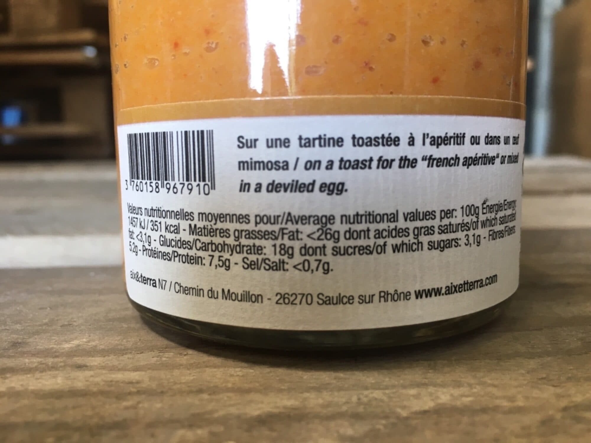 Aix&terra Poichichade au piment de provence packshot