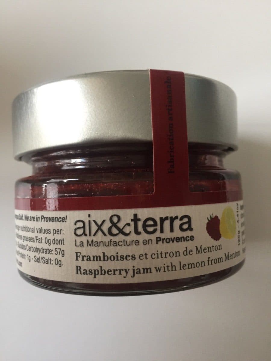 Aix&terra Framboise et citron de menton packshot