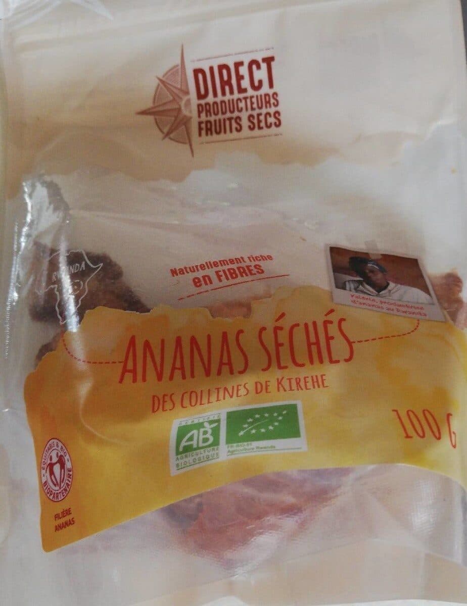 Direct Producteurs Fruits secs Ananas Rondelles packshot