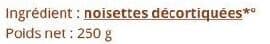 Direct Producteurs Fruits secs Noisettes décortiquées packshot