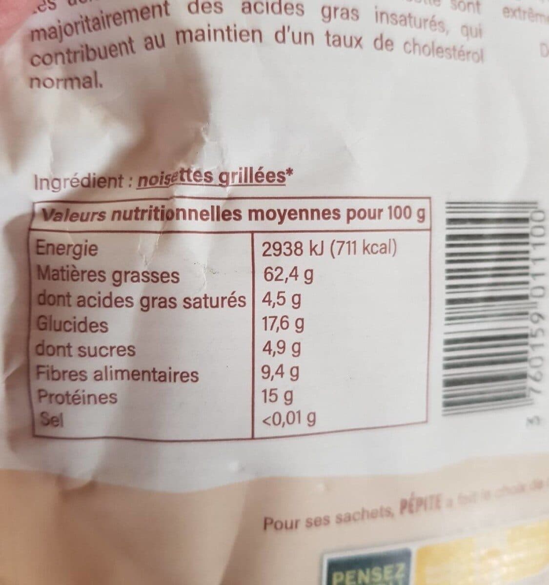 Direct Producteurs Fruits Secs Noisettes grillées en poudre packshot