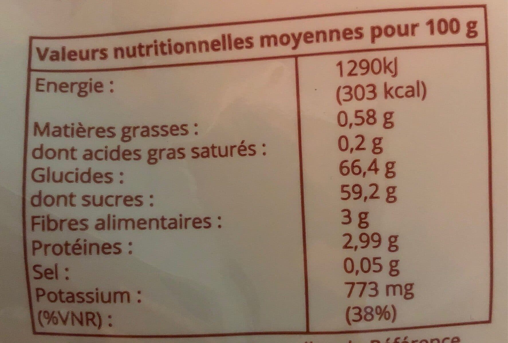 Direct Producteurs Fruits Secs Raisins sultamine packshot