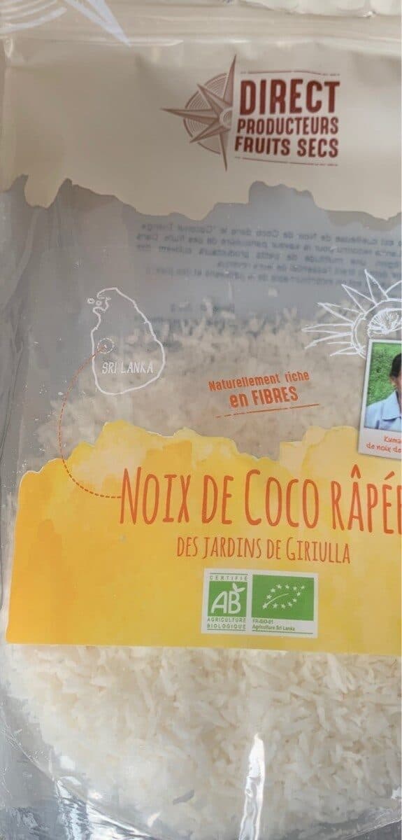 Direct Producteurs Fruits Secs Noix de coco râpée packshot