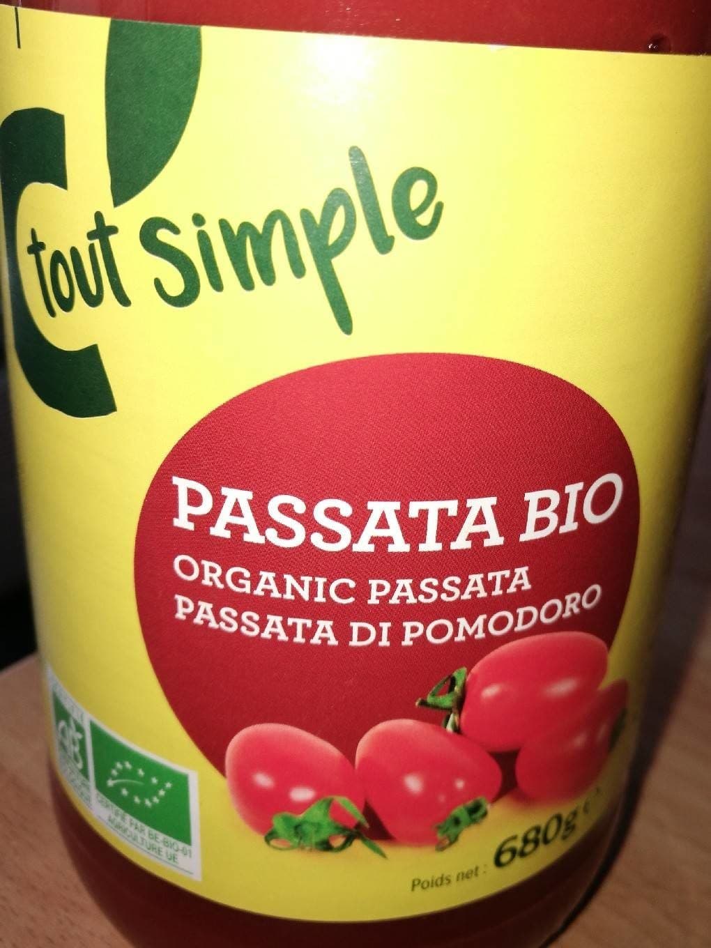 Tout Simple Passata bio packshot