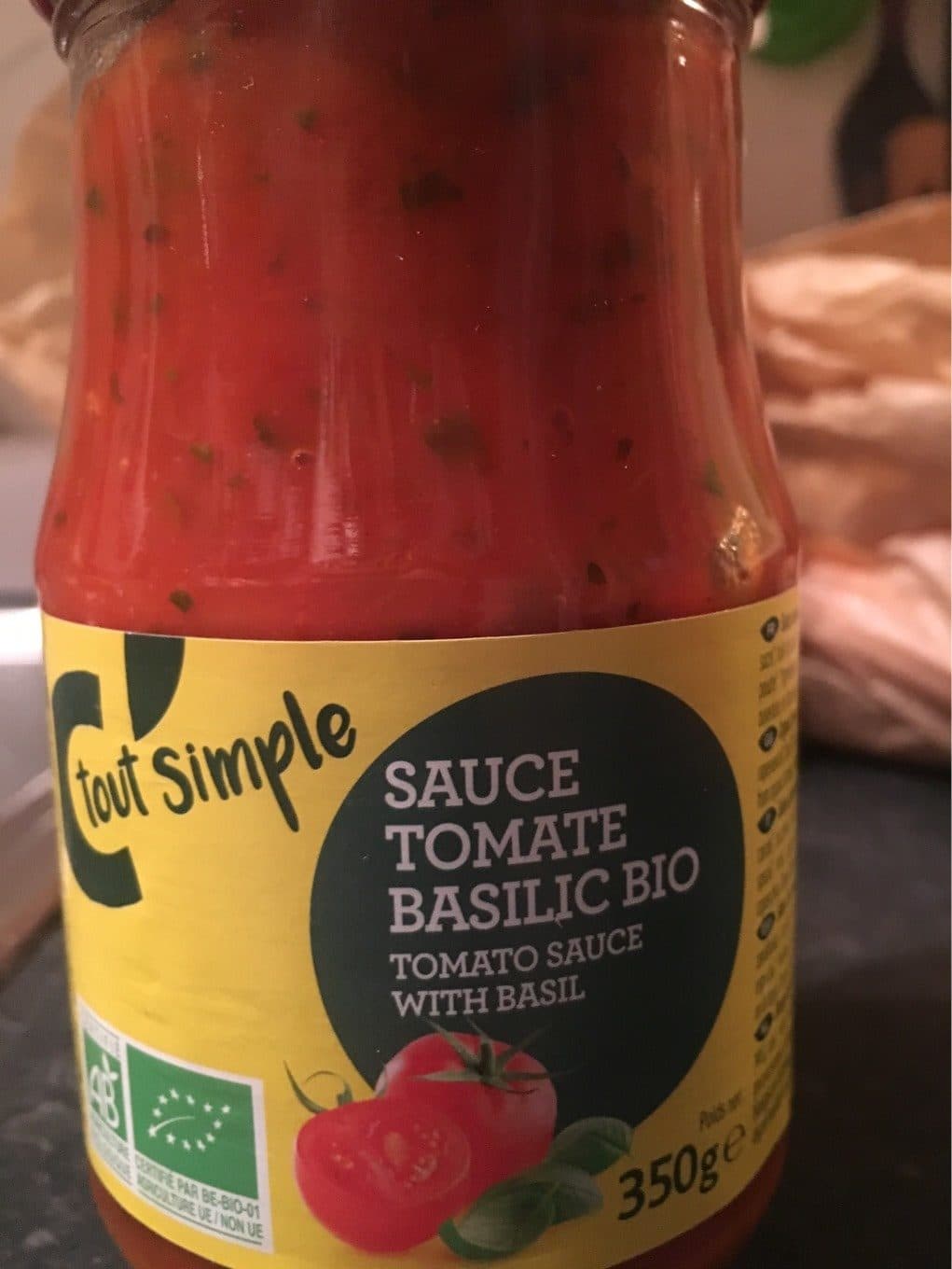 La Compagnie Des Maraichers Sauce tomate basilic bio packshot