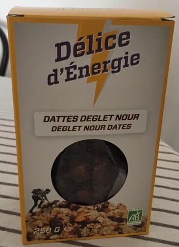 Délice D'énergie Dattes Deglet Nour packshot