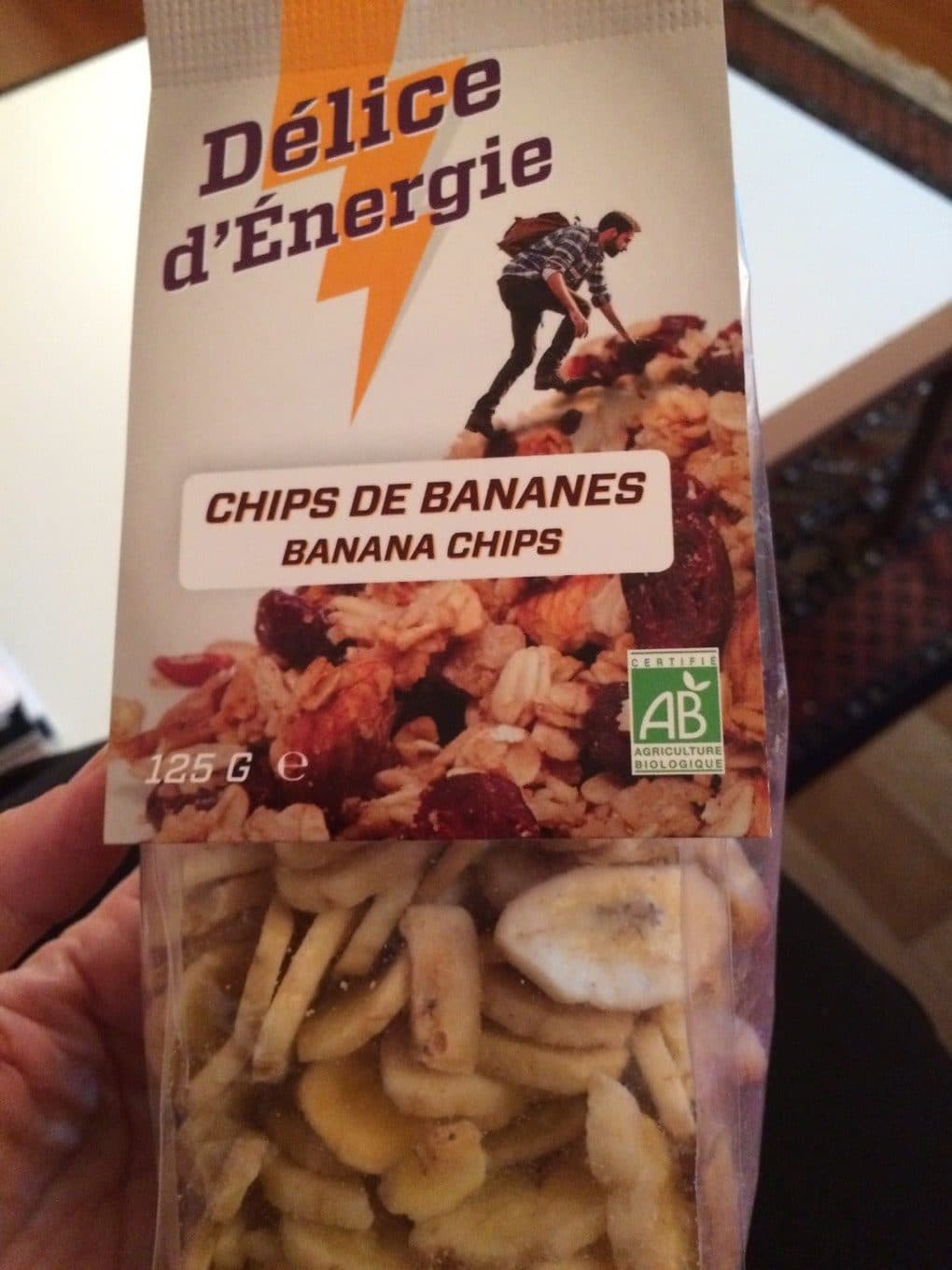 Delice D Energie Chips de bananes packshot