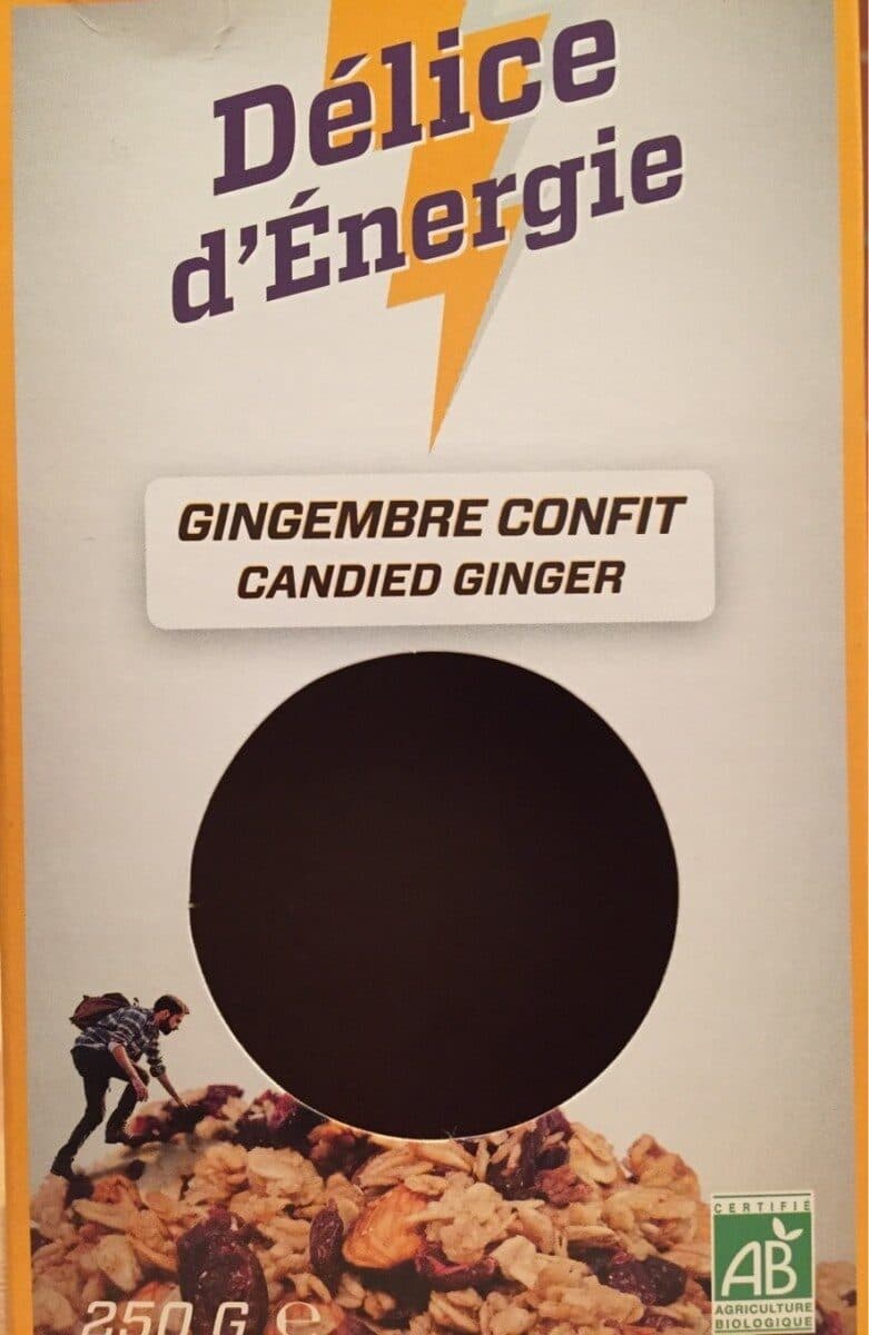 Delice d’energie Gingembre confit packshot