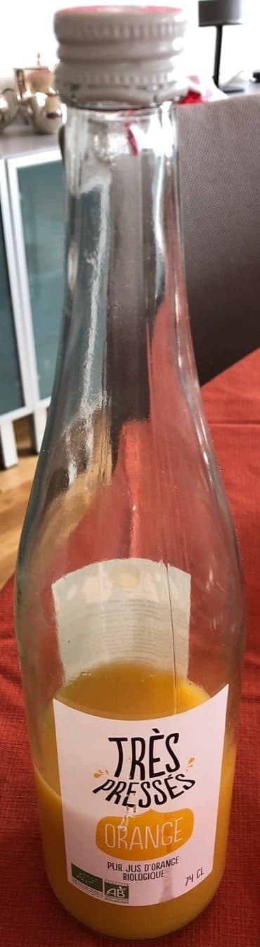 Très Pressés Pur jus d'orange packshot