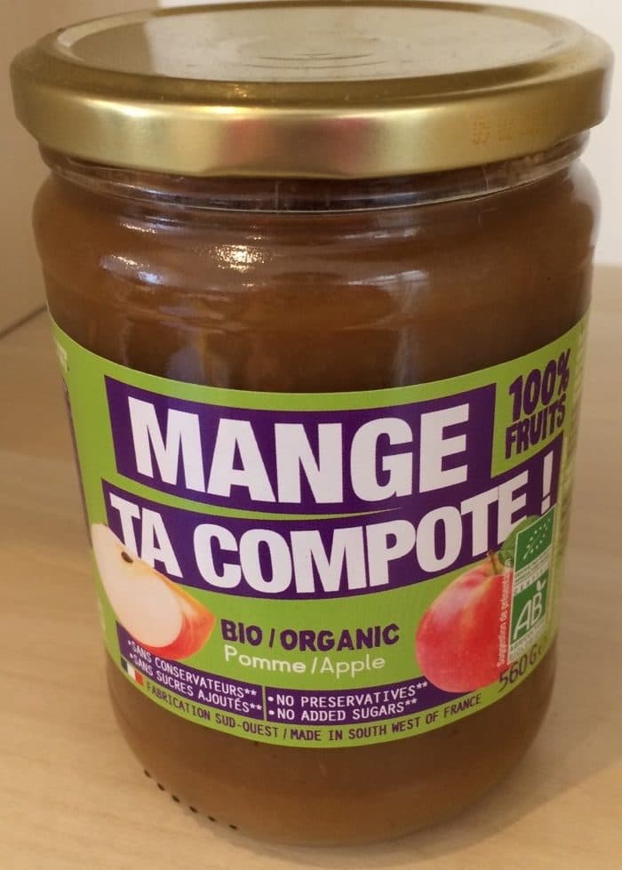Mange Ta Compote ! Compote de Pomme bio packshot