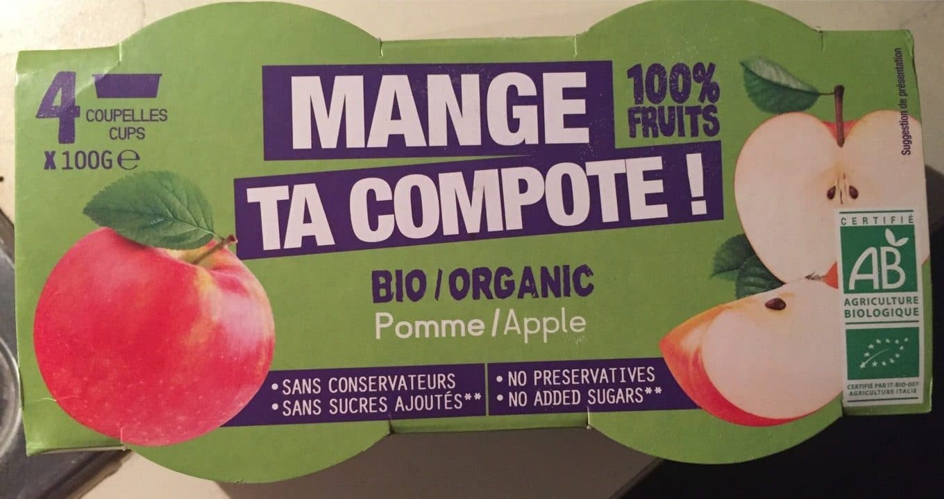 Mange Ta Compote Compote pomme packshot