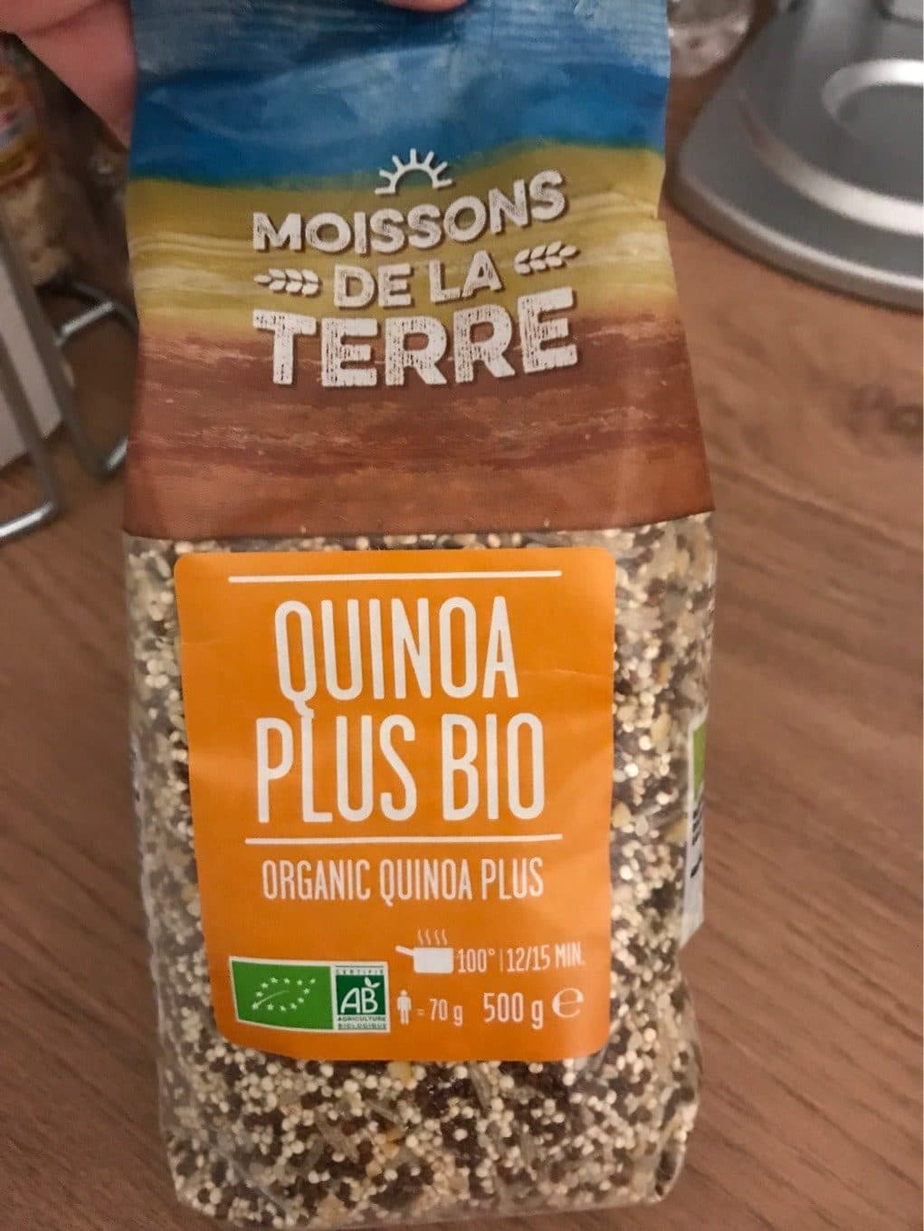 Moissons de la Terre Quinoa plus bio packshot