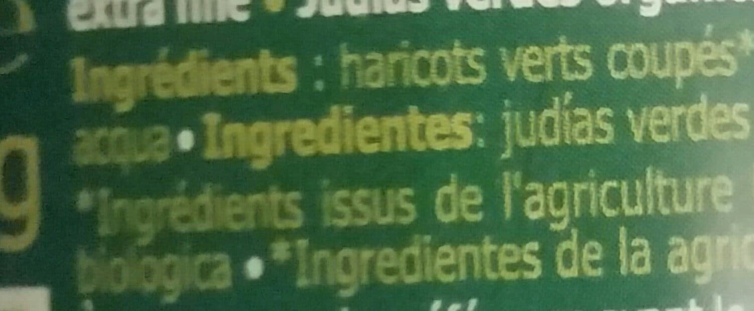 En Verre Pour Toi Haricots verts bio packshot