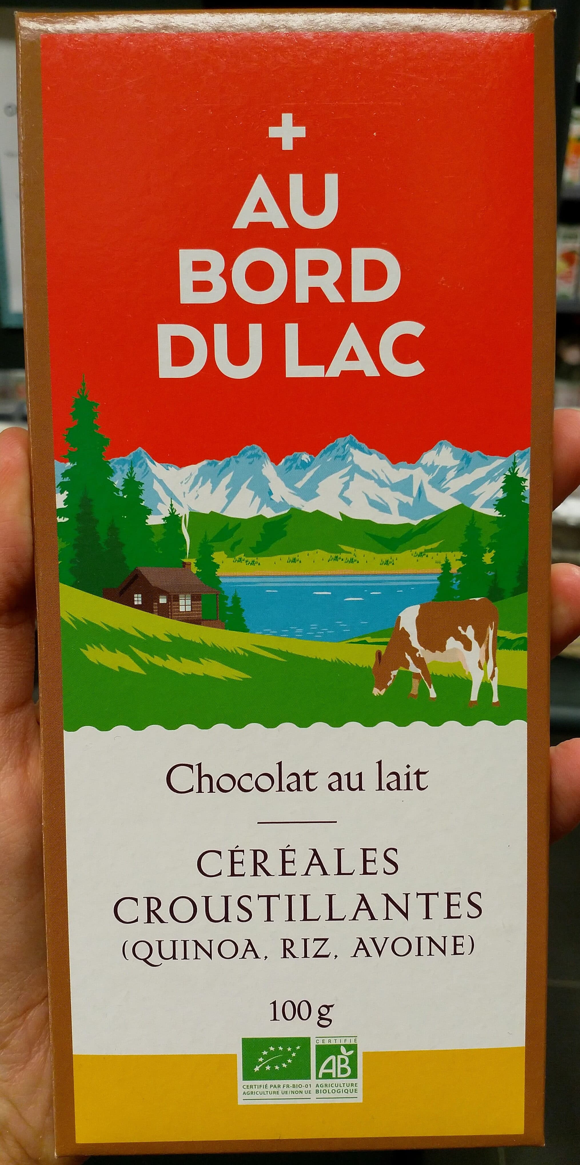 Au Bord Du Lac Chocolat au lait céréales packshot