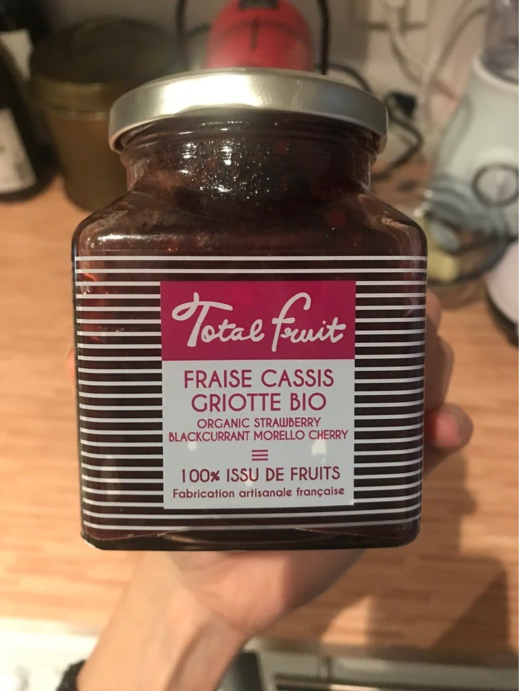 Total fruit Fraise cassis griotte Bio packshot
