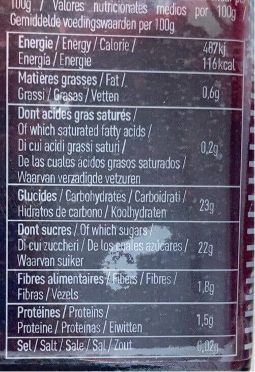 Total fruit Fraise cassis griotte Bio packshot