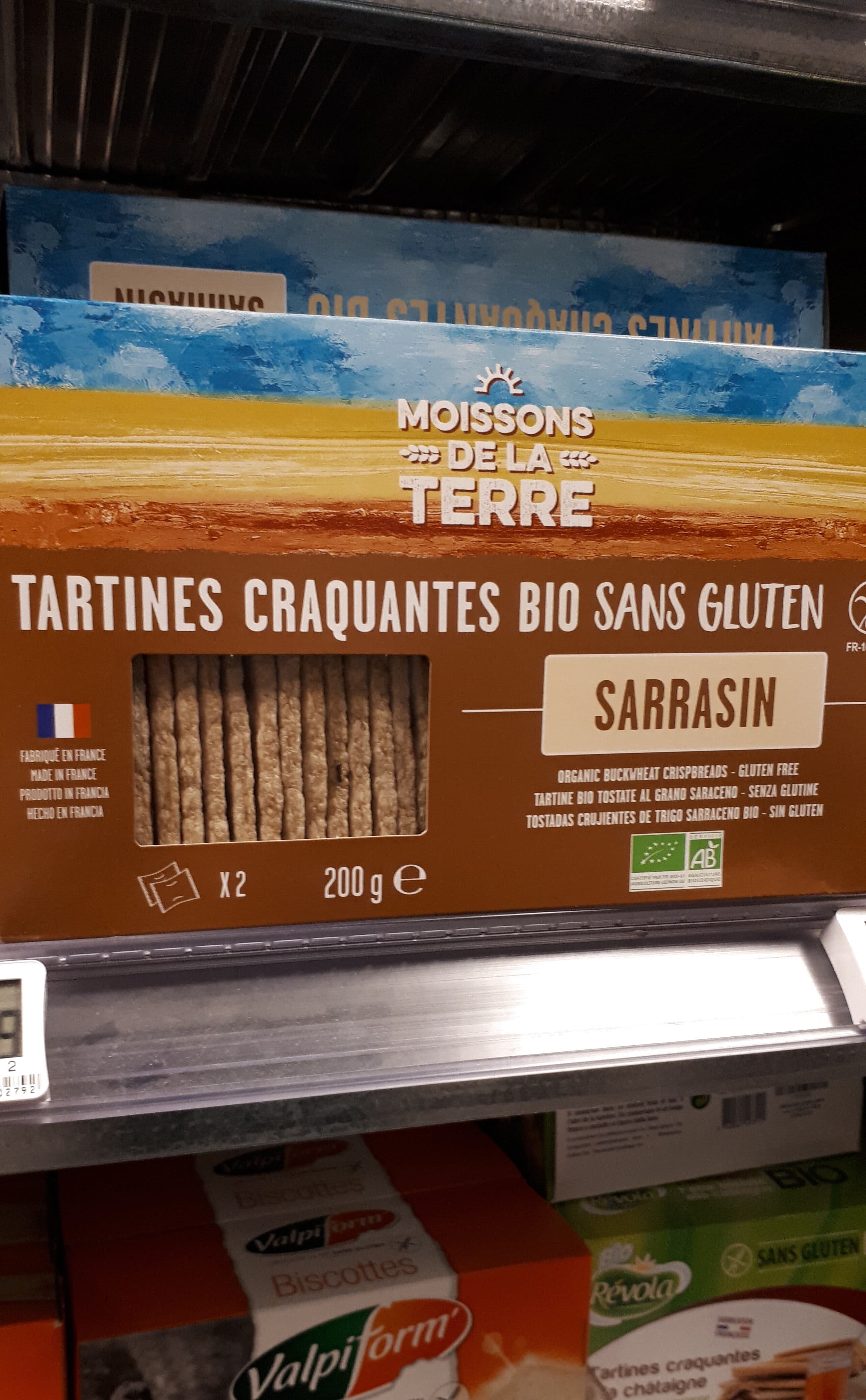 Moissons De La Terre Tartines craquantes bio packshot