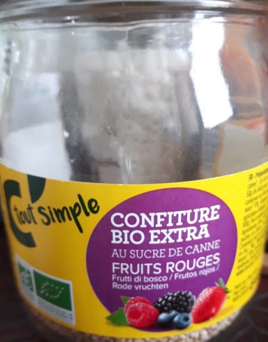 C Tout Simple Confiture Bio extra fruits rouges packshot