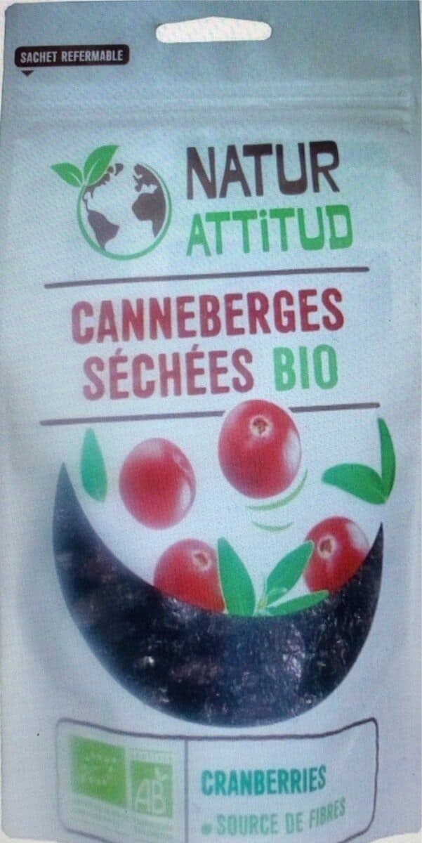 NaturAttitud Cranberries Sechees Infusees Bio* Sachet 100G packshot