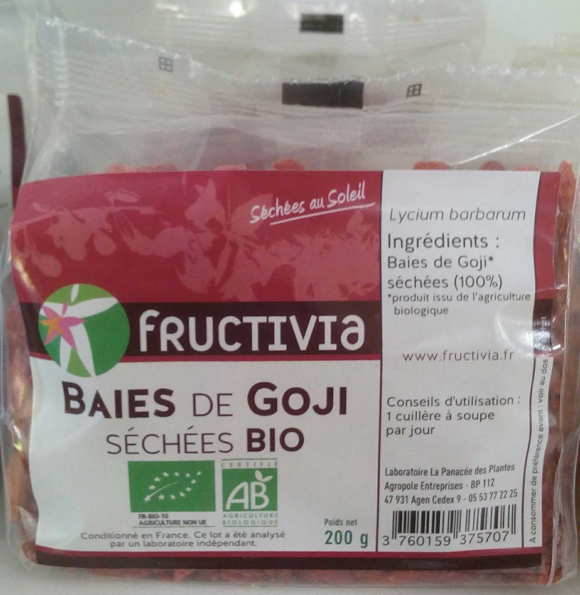 Fructivia Baies de Goji séchées bio packshot