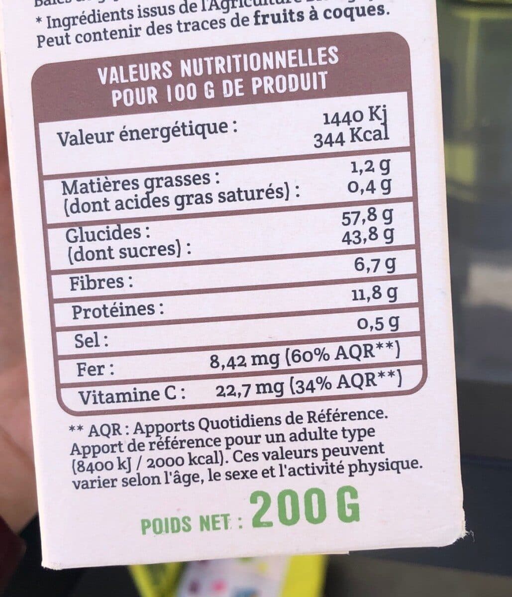 NaturAttitud Baies De Goji Séchées Bio packshot