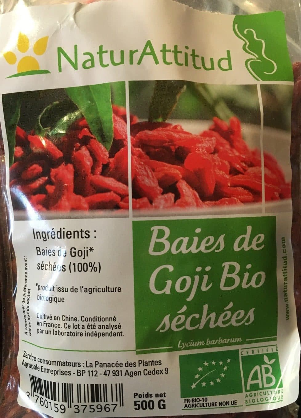 NaturAttitud Baie de Goji packshot