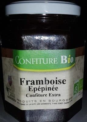 Ferme de la Guye Confiture de Framboise Épépinée packshot