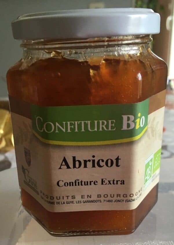 Ferme de la Guye Confiture bio d’abricot packshot
