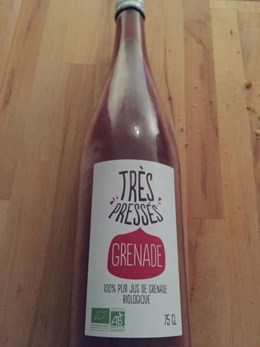 Très pressés Jus de grenade packshot