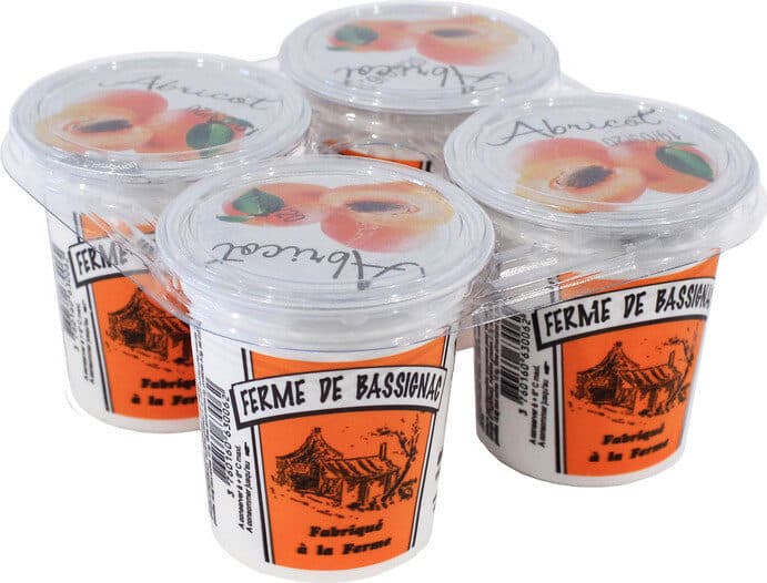 Ferme de Bassignac Yaourt Abricot packshot
