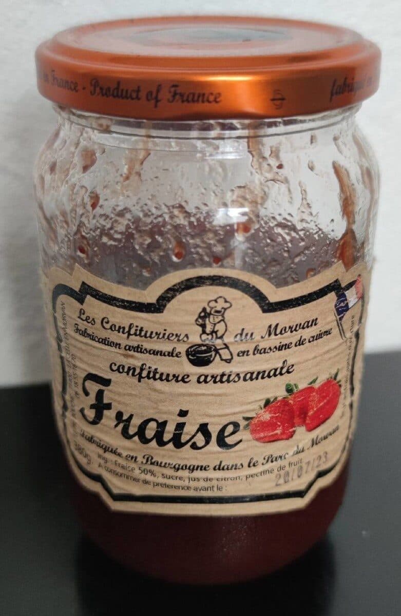 les confituriers du Morvan Confiture de Fraises packshot