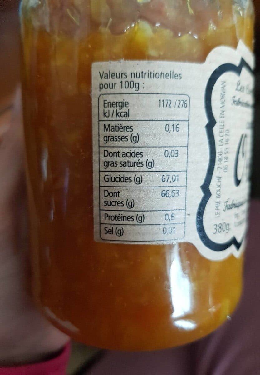 Les Confituriers du Morvan Confiture Artisanale orange packshot