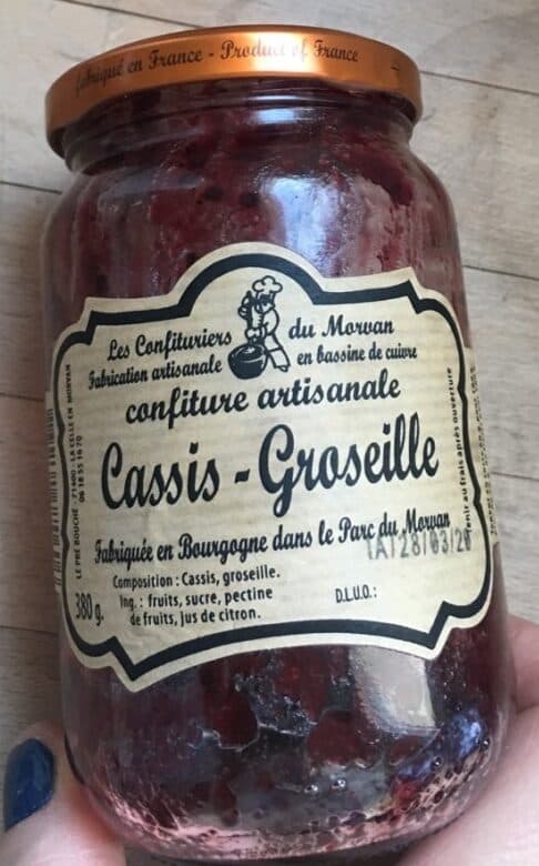 Les Confituriers du Morvan Cassis groseilles packshot